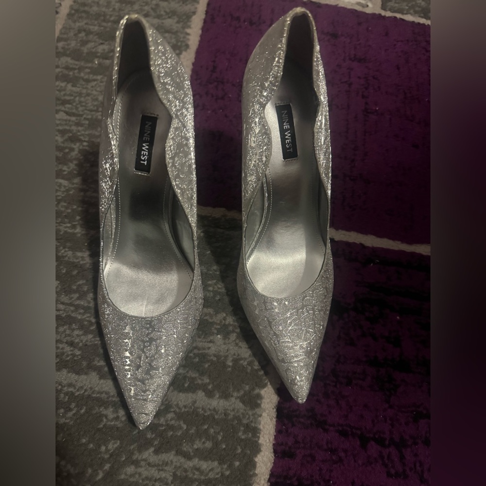 Silver heels